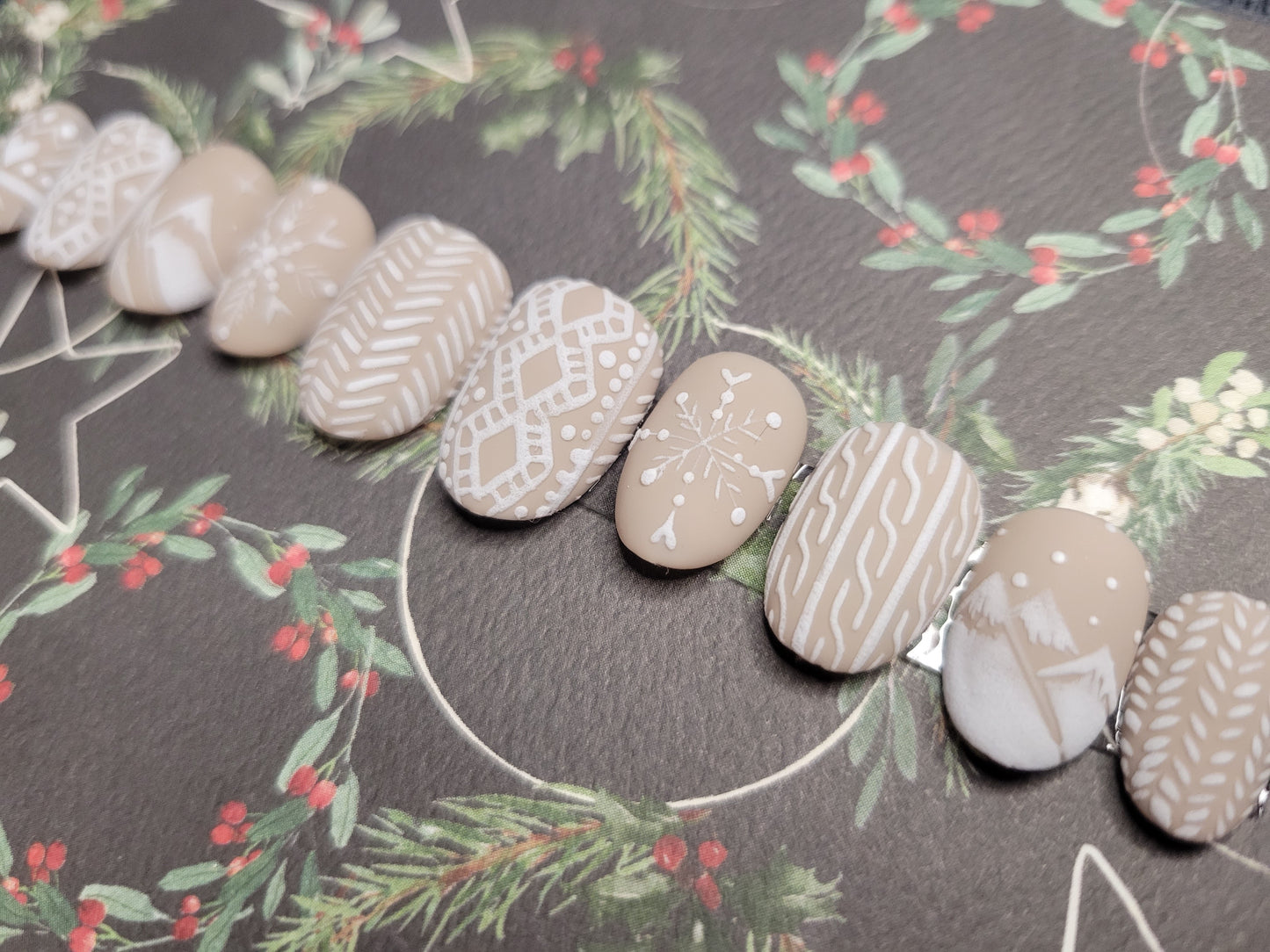 Winter Frosted Glass